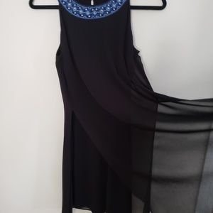 White House Black Market Cocktail Dress With Crepe Overlay